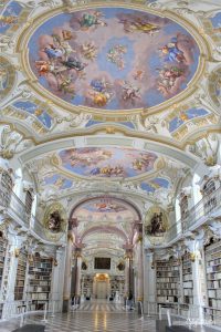 A Real Life Fairy Tale Library at Admont Abbey, Austria - Beauty and the Beast Library - World's Most Beautiful Libraries - Amazing Libraries - Libraries in Europe - California Globetrotter