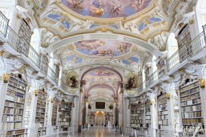 A Real Life Fairy Tale Library at Admont Abbey, Austria - Beauty and the Beast Library - World's Most Beautiful Libraries - Amazing Libraries - Libraries in Europe - California Globetrotter